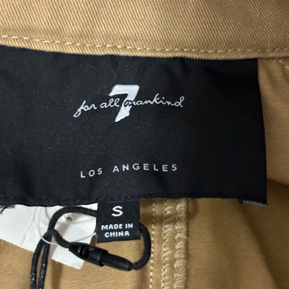 7 For All Mankind Belted Utility Trench Coat SMALL - Picture 4 of 5